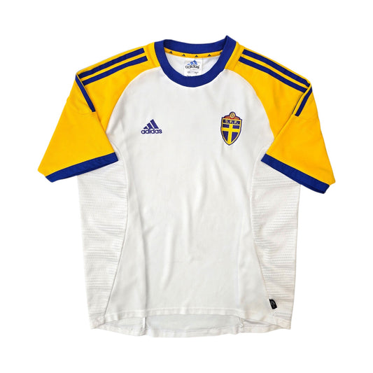 2002/03 Sweden Away Football Shirt (L) Adidas
