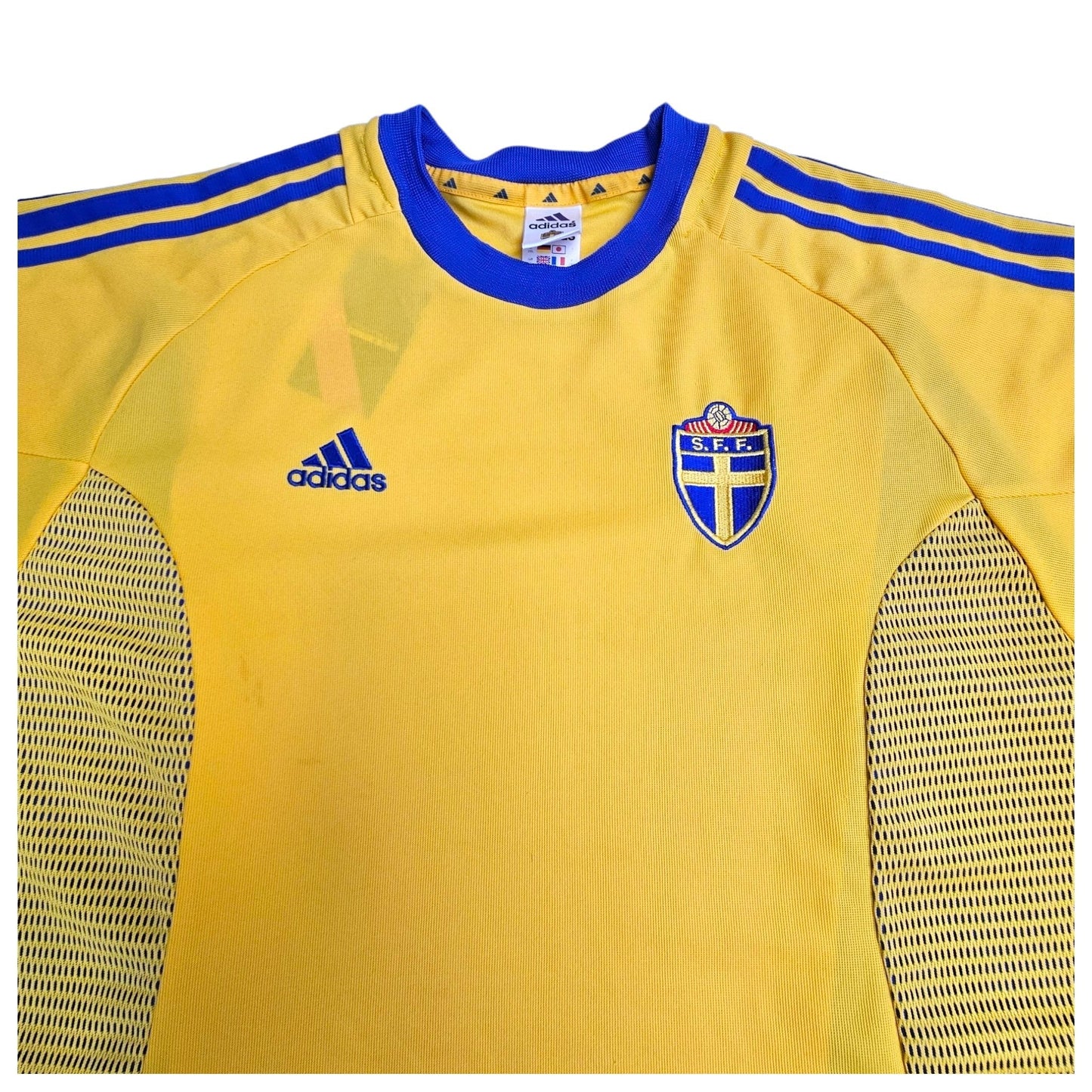2002/03 Sweden Home Football Shirt (2XL) Adidas