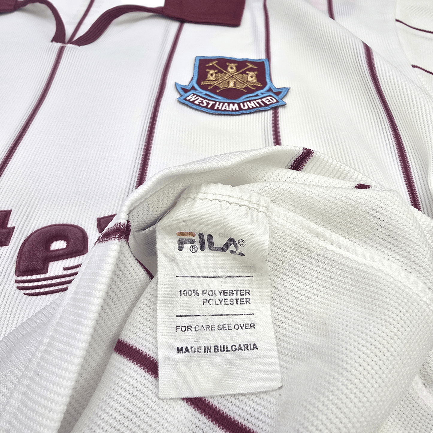 2002/03 West Ham United Away Football Shirt (XL) FILA