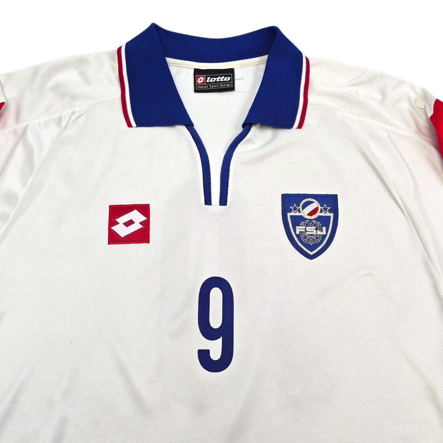 2002/03 Yugoslavia Away Football Shirt (XL) Lotto #9