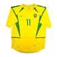 2002/04 Brazil Home Football Shirt (L) Nike #11 Ronaldinho