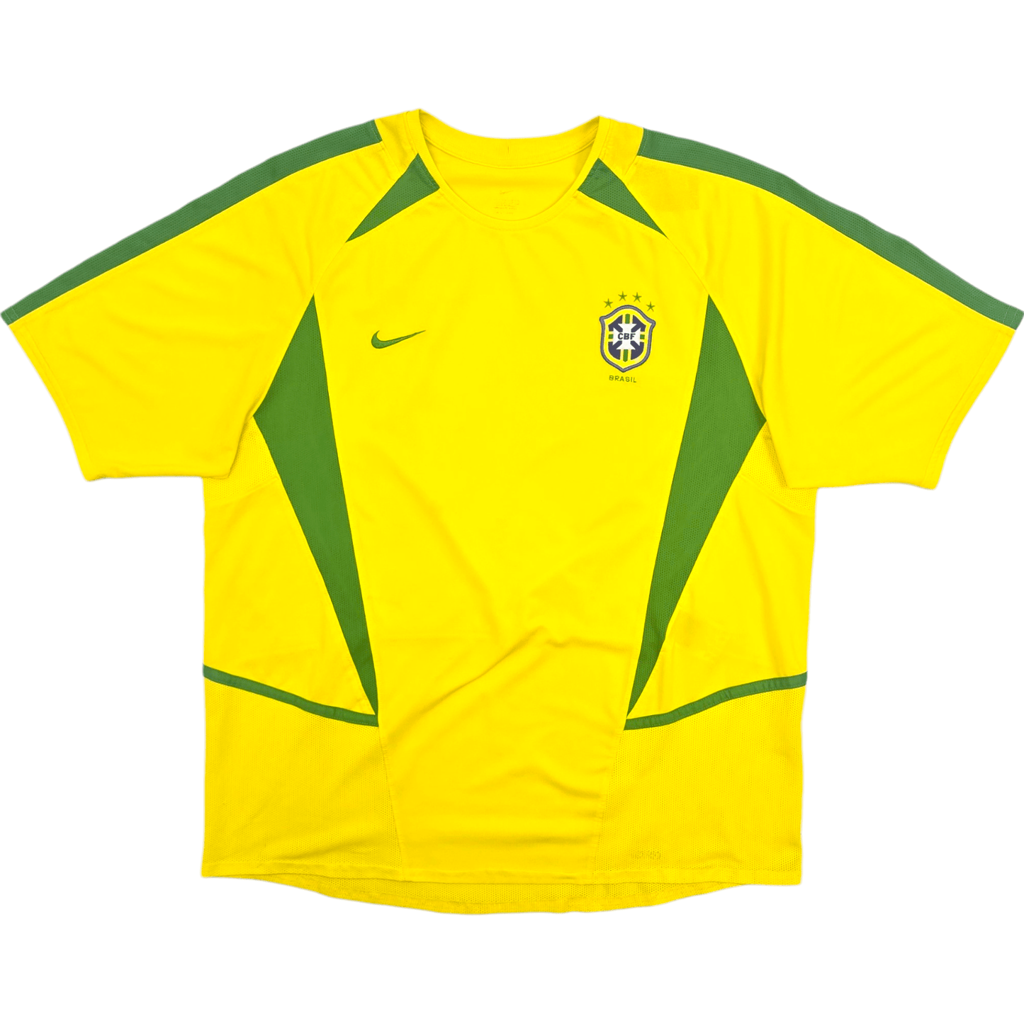 2002/04 Brazil Home Football Shirt (L) Nike