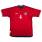 2002/04 England Away Football Shirt (L) Umbro #4 Gerrard