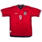 2002/04 England Away Football Shirt (M) Umbro #9 Fowler