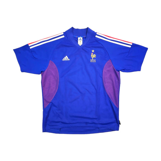 2002/04 France Home Football Shirt (L) Adidas