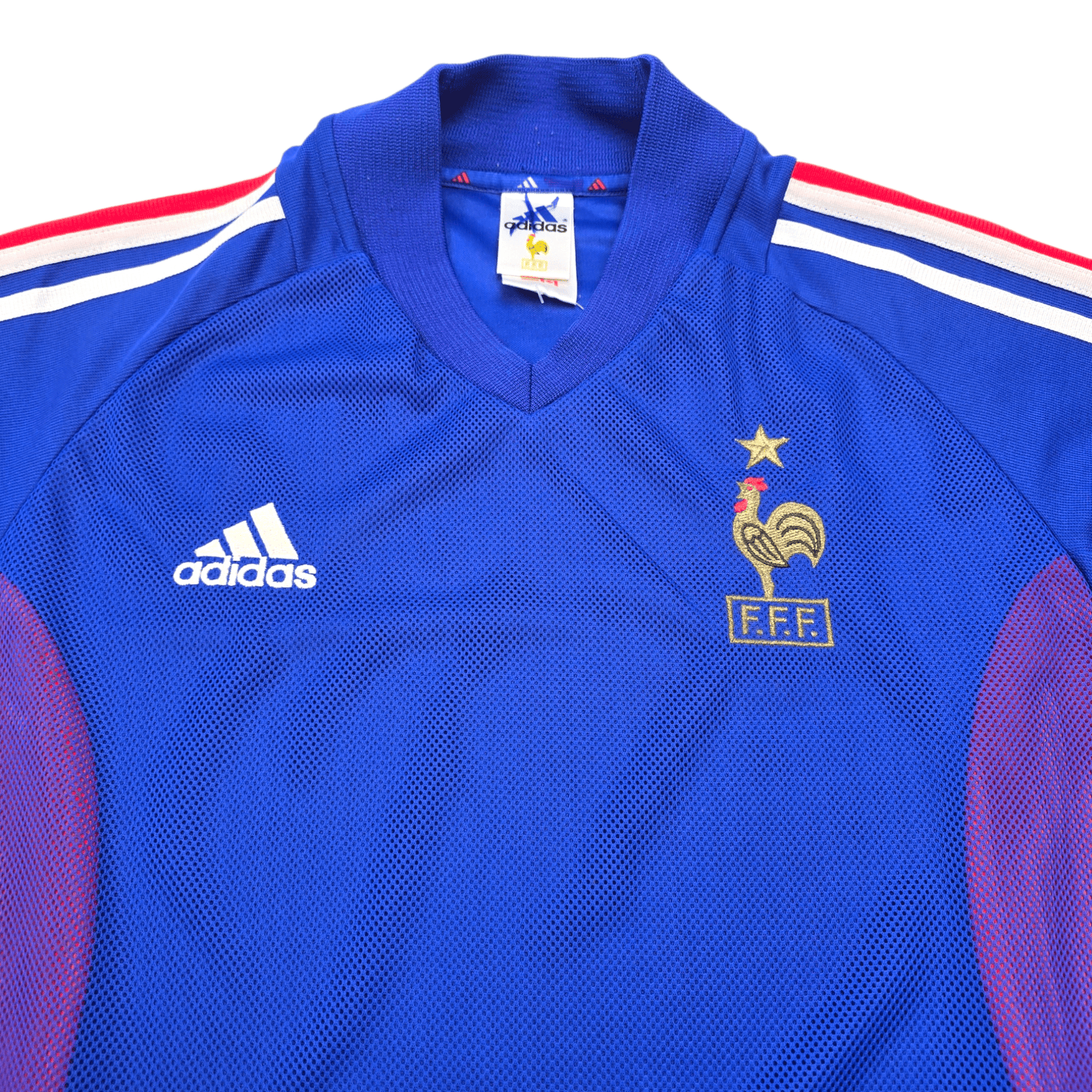 2002/04 France Home Football Shirt (M) Adidas