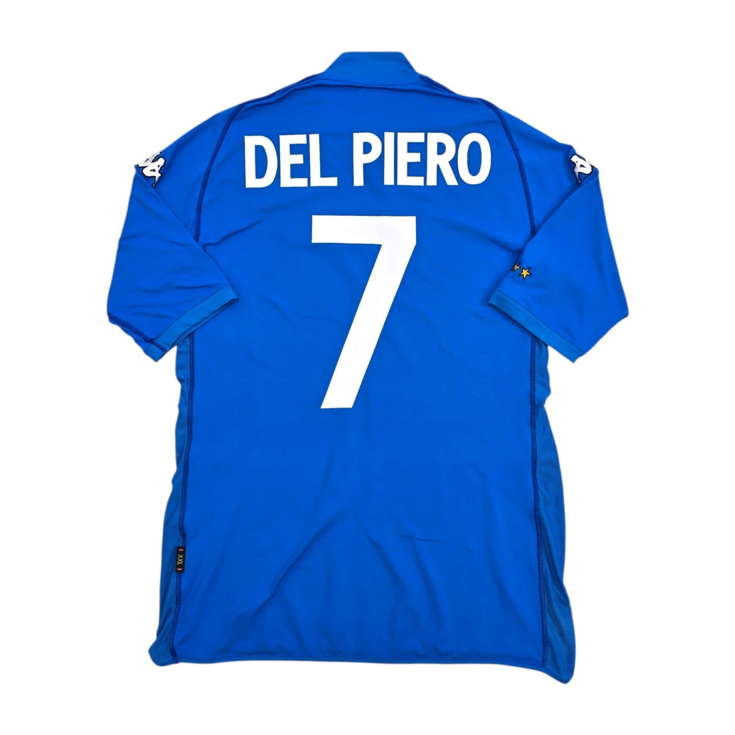 2002/04 Italy Home Football Shirt (2XL) Kappa #7 Del Piero