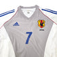 2002/04 Japan Away Football Shirt (M) Adidas #7 Nakata (Player Version)