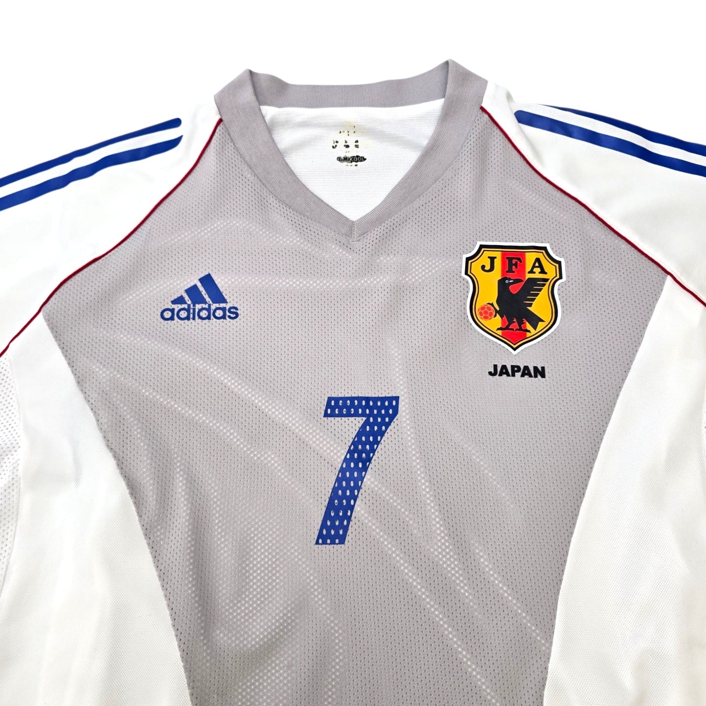 2002/04 Japan Away Football Shirt (M) Adidas #7 Nakata (Player Version)