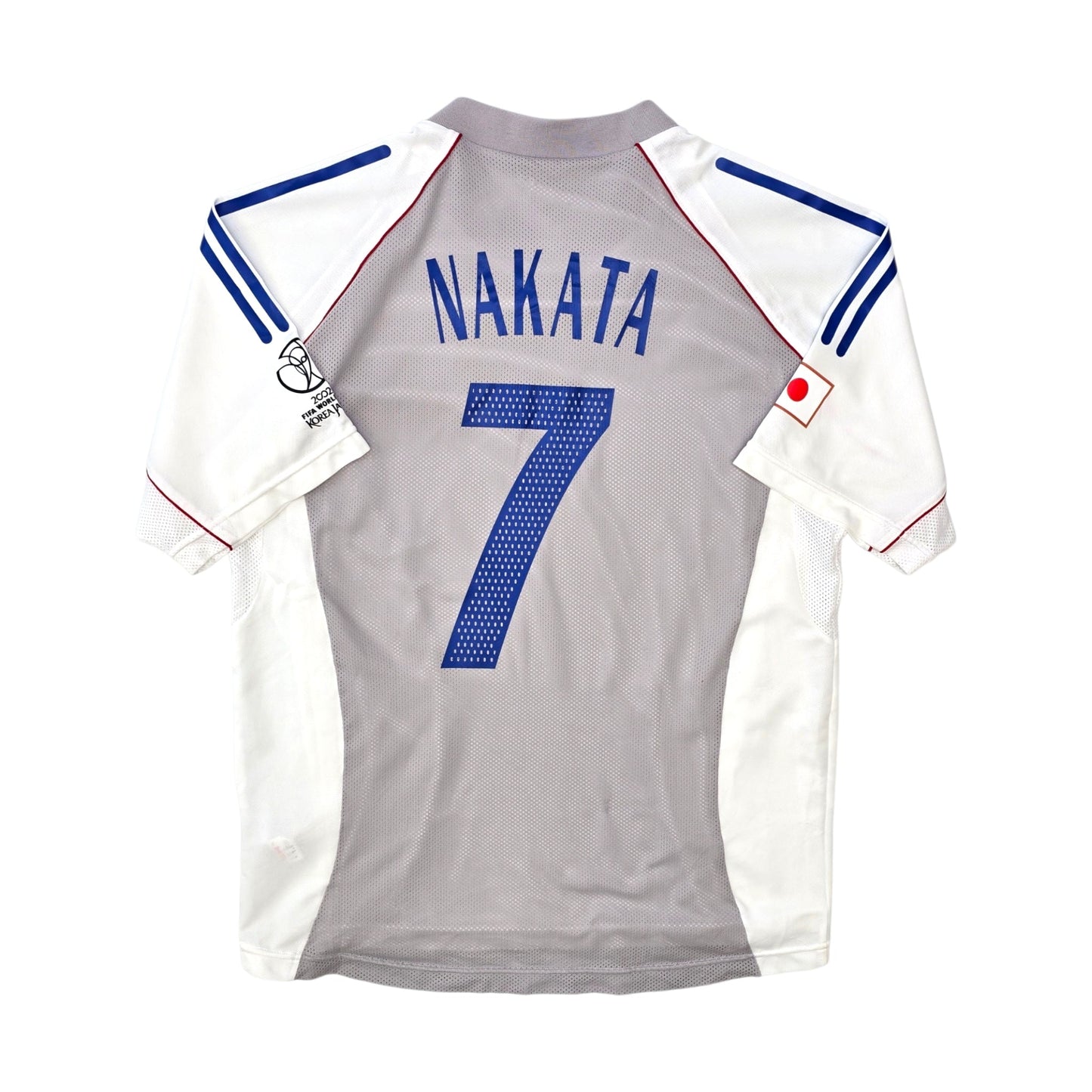 2002/04 Japan Away Football Shirt (M) Adidas #7 Nakata (Player Version)