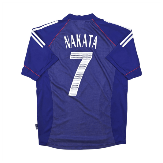 2002/04 Japan Home Football Shirt (L) Adidas #7 Nakata