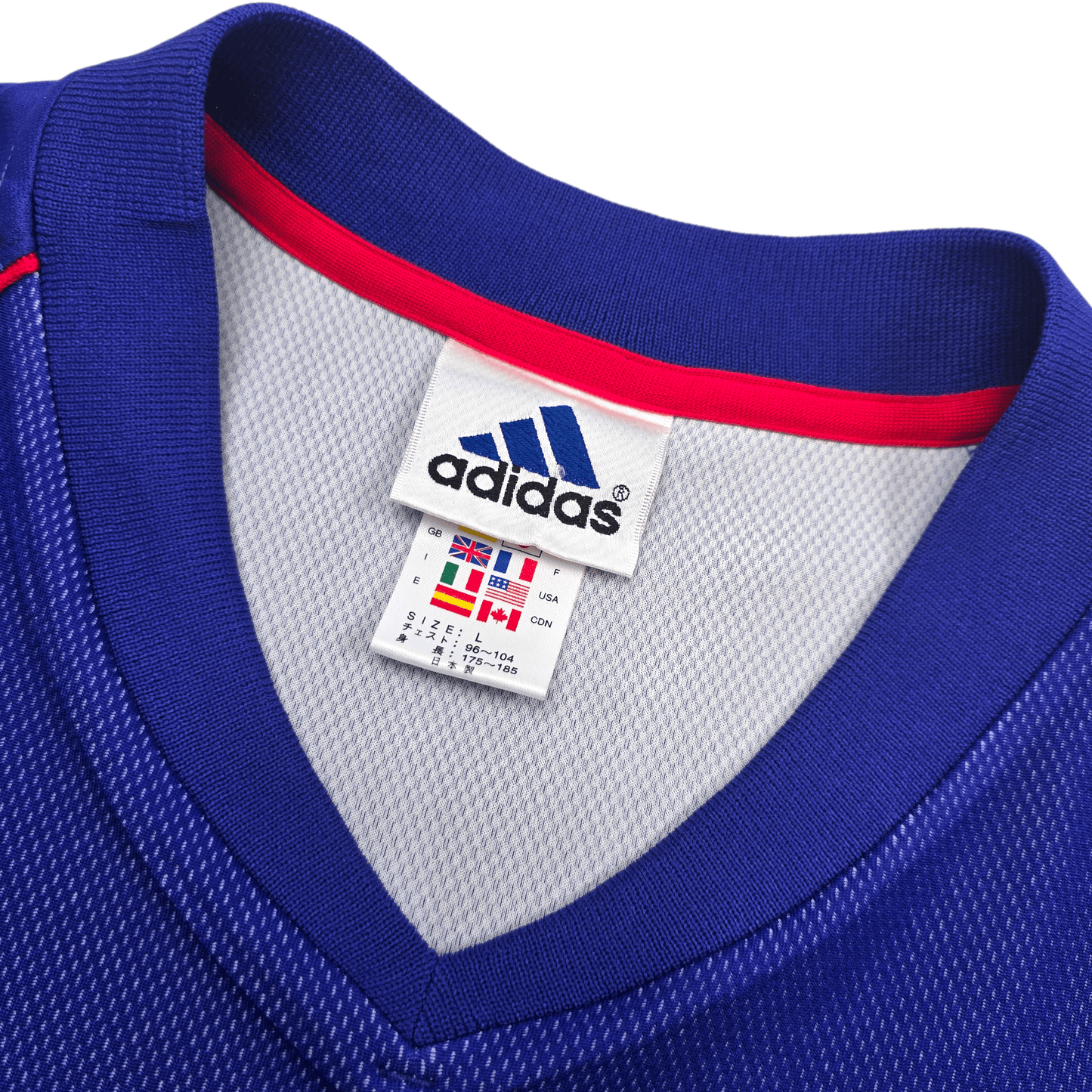 2002/04 Japan Home Football Shirt (L) Adidas #9 Nishizawa