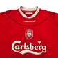 2002/04 Liverpool Home Football Shirt (M) Reebok #17 Gerrard