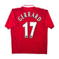 2002/04 Liverpool Home Football Shirt (XL) Reebok #17 Gerrard