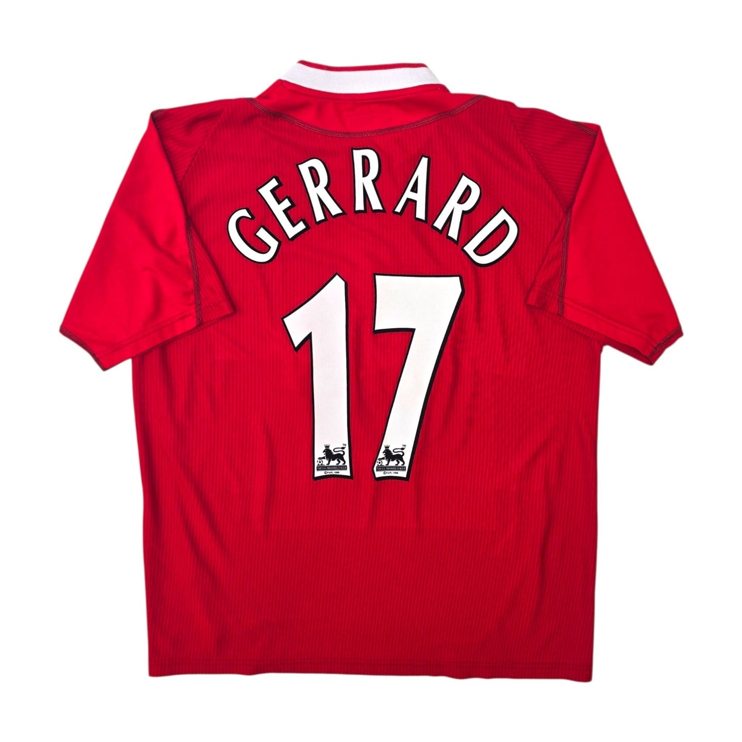 2002/04 Liverpool Home Football Shirt (XL) Reebok #17 Gerrard