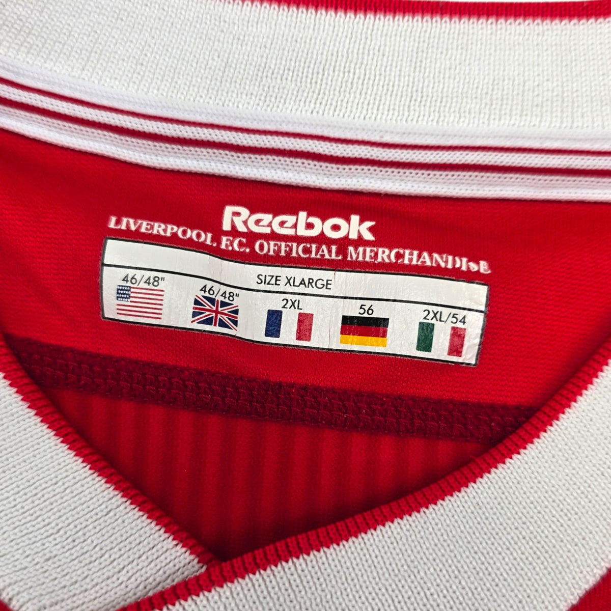 2002/04 Liverpool Home Football Shirt (XL) Reebok