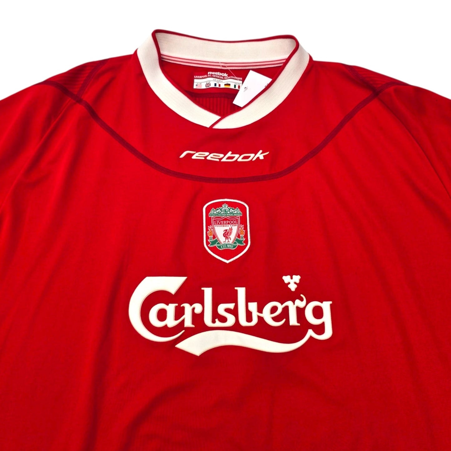 2002/04 Liverpool Home Football Shirt (XL) Reebok