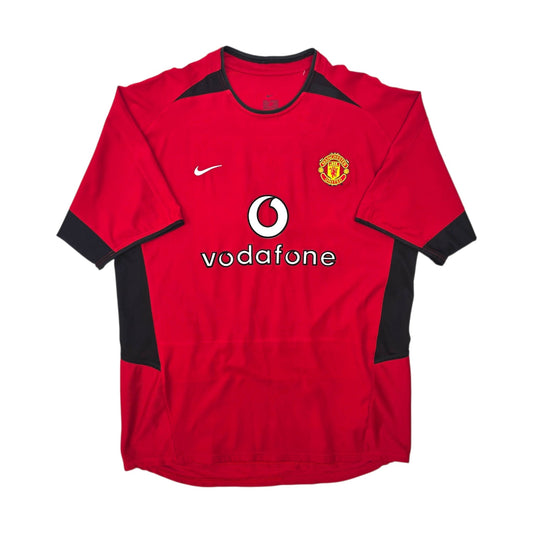 2002/04 Manchester United Home Football Shirt (L) Nike | Player Version