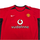 2002/04 Manchester United Home Football Shirt (M) Nike #21 Forlan