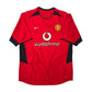 2002/04 Manchester United Home Football Shirt (M) Nike #7 Ronaldo
