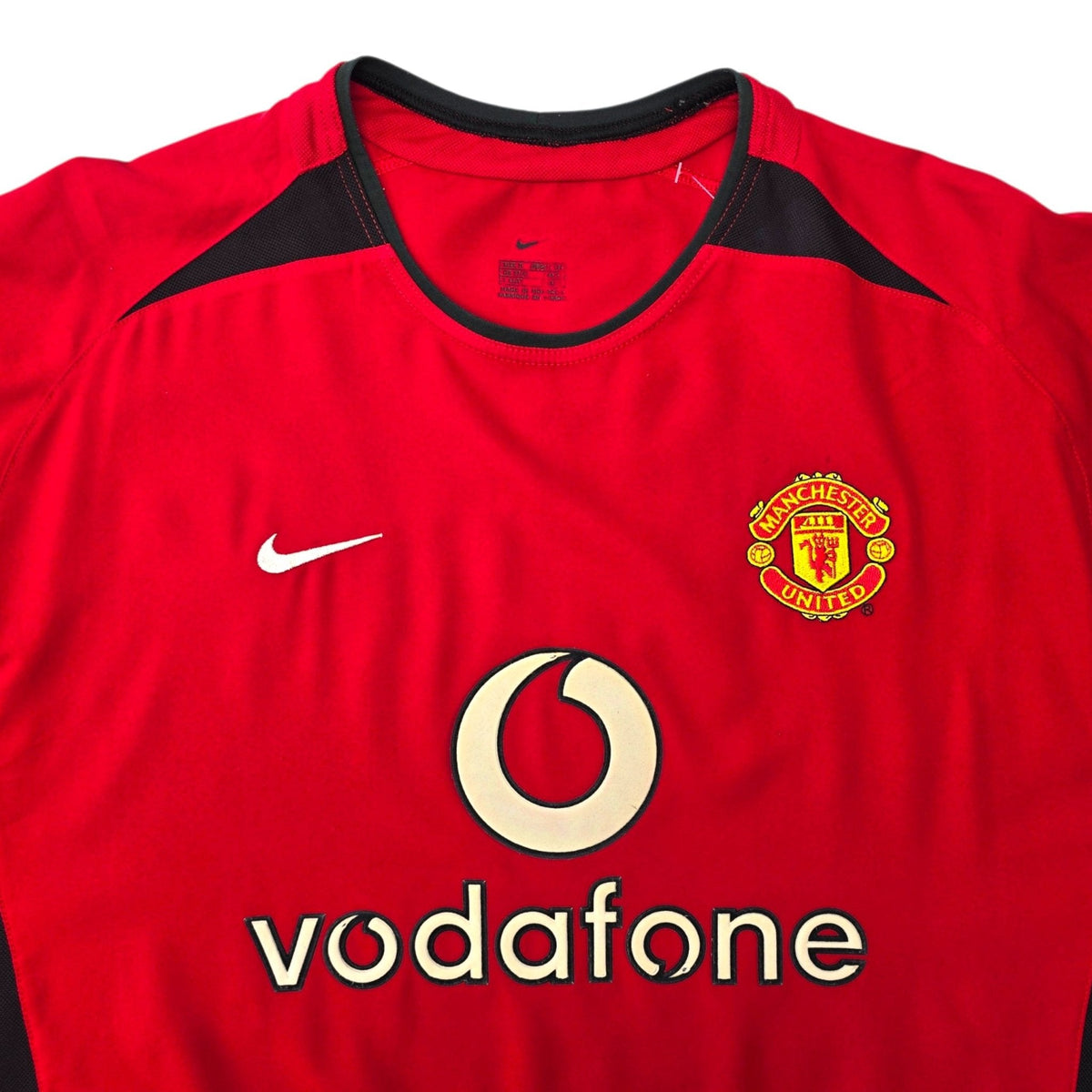 2002/04 Manchester United Home Football Shirt (M) Nike #7 Ronaldo