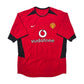 2002/04 Manchester United Home Football Shirt (M) Umbro #21 Forlan | Player Version