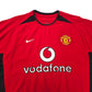 2002/04 Manchester United Home Football Shirt (M) Umbro #21 Forlan | Player Version