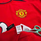 2002/04 Manchester United Home Football Shirt (M) Umbro #21 Forlan | Player Version
