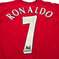 2002/04 Manchester United Home Football Shirt (S) Nike #7 Ronaldo