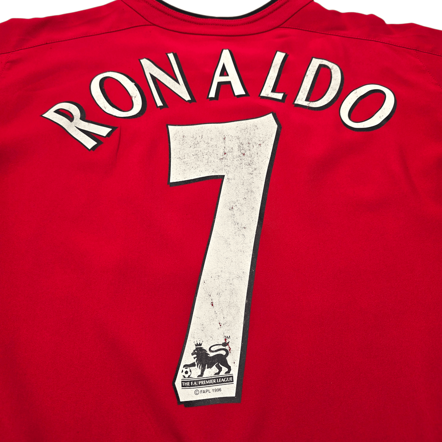 2002/04 Manchester United Home Football Shirt (S) Nike #7 Ronaldo
