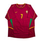 2002/04 Portugal Home Football Shirt (XL) Nike #7 Figo