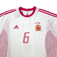 2002/04 Spain Away Football Shirt (L) Adidas #6 Hierro