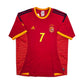 2002/04 Spain Home Football Shirt (L) Adidas #7 Raul