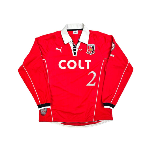2003 Urawa Red Diamonds Home Football Shirt (L) Puma # 2