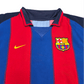 2003/04 Barcelona Home Football Shirt (M) Nike #10 Ronaldinho