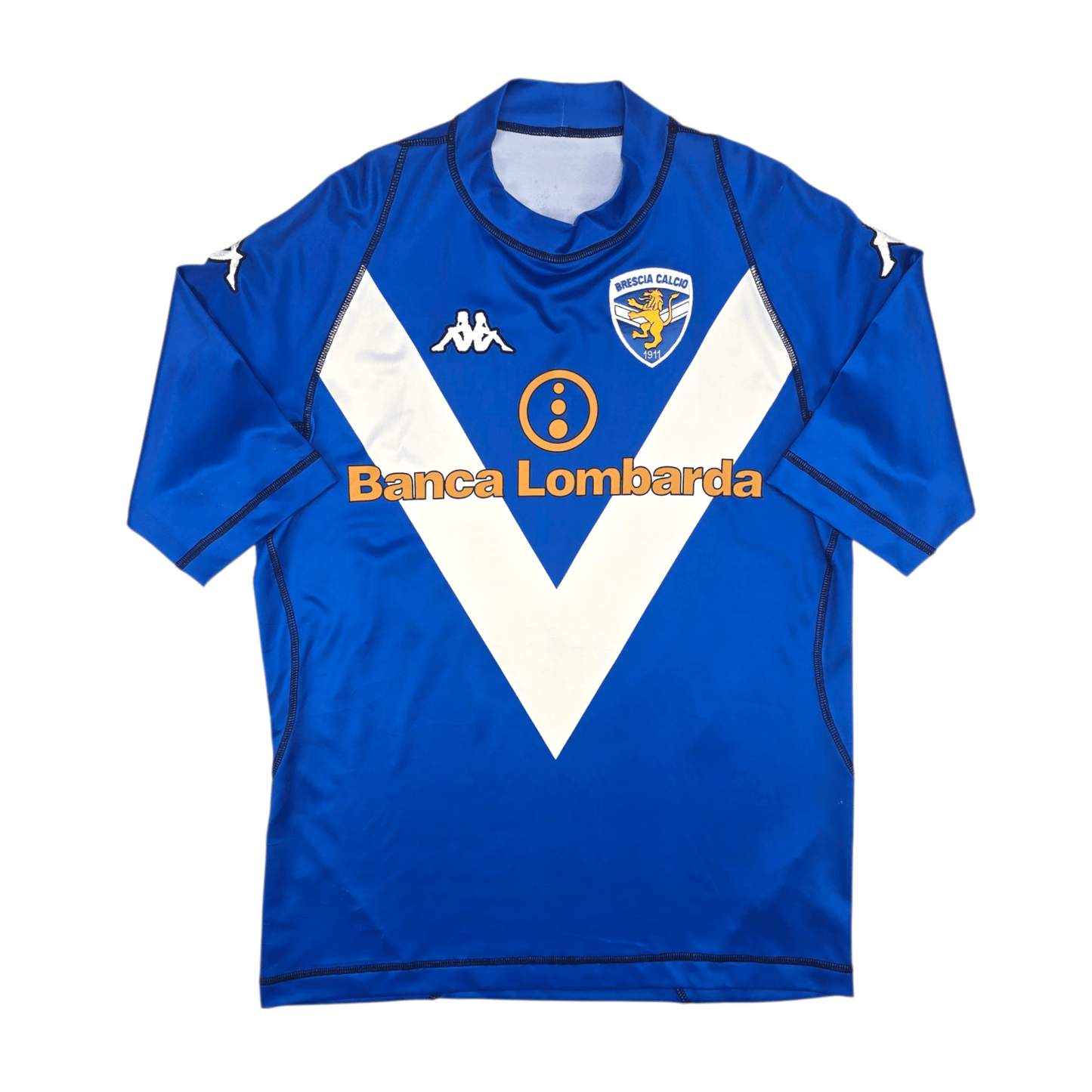 2003/04 Brescia Home Football Shirt (L) Kappa #10 Baggio