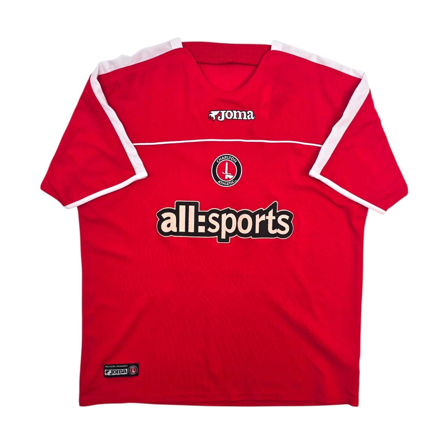 2003/04 Charlton Athletic Home Football Shirt (XL) Joma #11 Di Canio