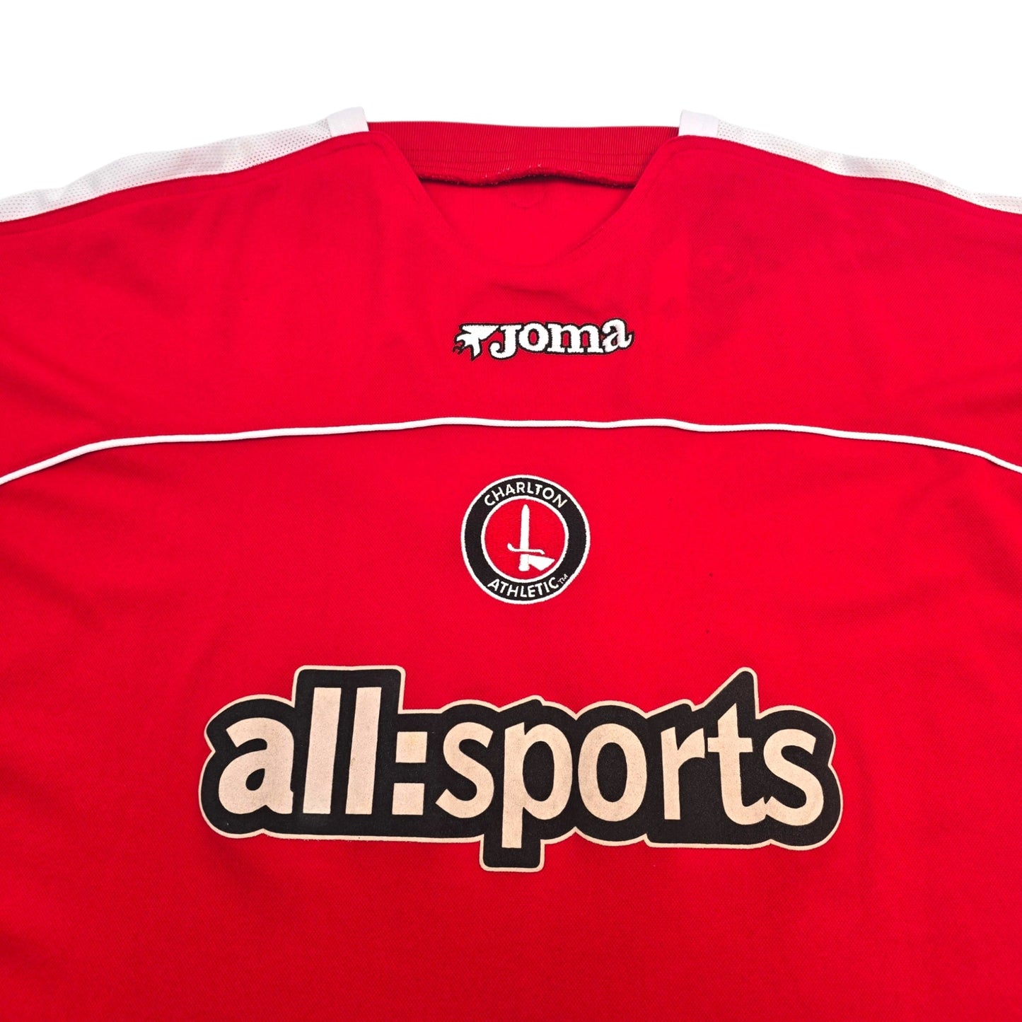 2003/04 Charlton Athletic Home Football Shirt (XL) Joma #11 Di Canio