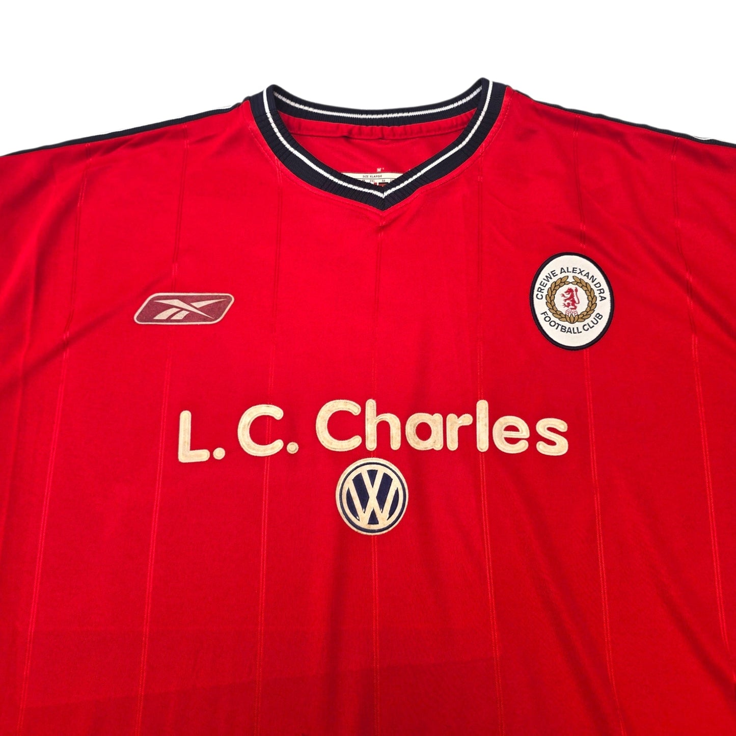 2003/04 Crewe Alexandra Home Football Shirt (XL) Reebok