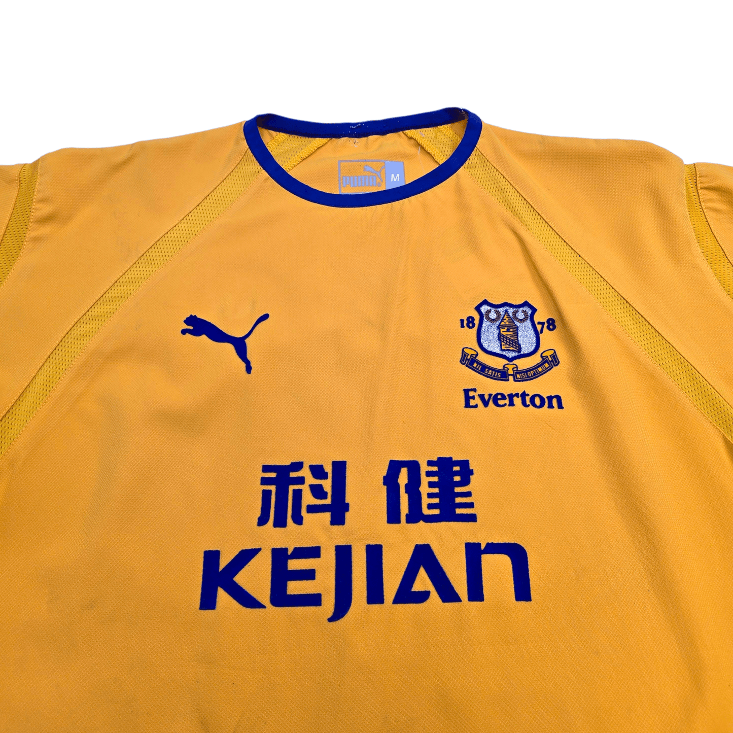 2003/04 Everton Away Football Shirt (M) Puma #18 Rooney