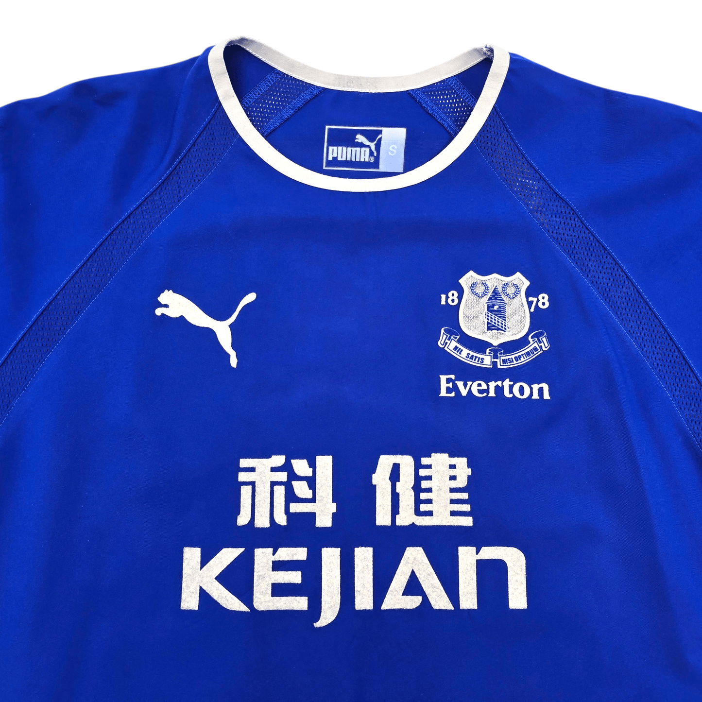 2003/04 Everton Home Football Shirt (S) Puma #18 Rooney