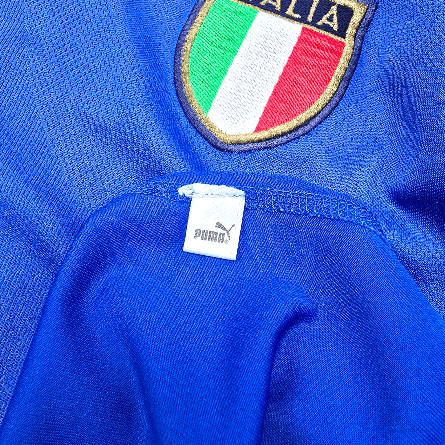 2003/04 Italy Home Football Shirt (M) Puma #5 Cannavaro