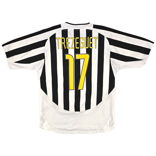 2003/04 Juventus Home Football Shirt (L) Nike #17 Trezeguet