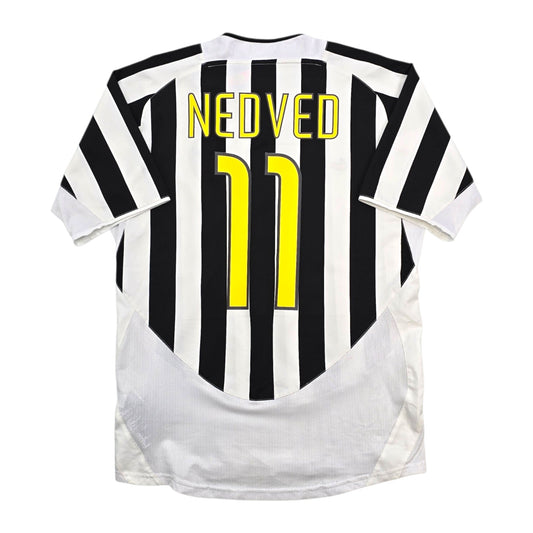 2003/04 Juventus Home Football Shirt (S) Nike #11 Nedved