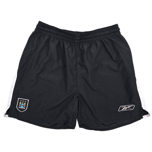 2003/04 Manchester City Football Shorts (L) Reebok | Away
