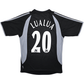 2003/04 Newcastle United Away Football Shirt (S) Adidas #20 Lualua