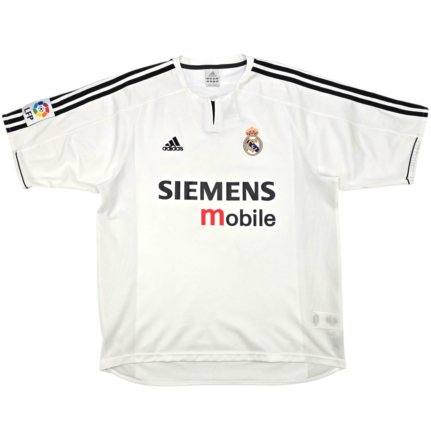 2003/04 Real Madrid Home Football Shirt (L) Adidas #5 Zidane