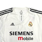 2003/04 Real Madrid Home Football Shirt (XL) Adidas #5 Zidane (Player Version)