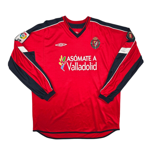 2003/04 Real Valladolid Away Football Shirt (XL) Umbro