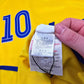 2003/04 Sweden Home Football Shirt (M) Umbro #10 Ibrahimovic